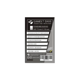 Протектор для карт Games 7 Days 70 х 110 мм, Magnum Ultra-Fit, 100 шт (STANDART) (GSD-017011) зображення 1
