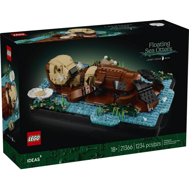 Конструктор LEGO Ideas Пливучі морські видри (21366) - зображення 1