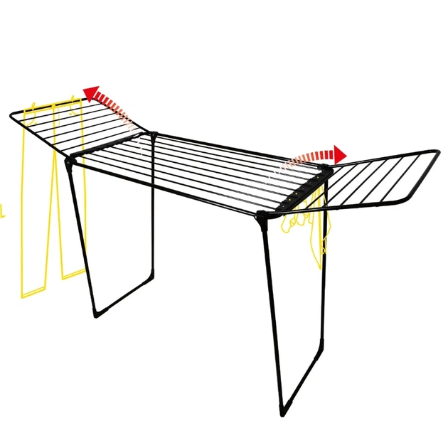 Сушарка для білизни Casa Si Poseidon Super 20m Black Підлогова (CS92254C04H) (DAS303061) - зображення 2