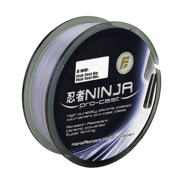 Волосінь Lineaeffe FF Ninja Cast 0.200мм 250м. FishTest 7,10кг сіра (3700820) - изображение 1