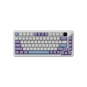 Клавіатура Ajazz AK820 MAX Magnetic switches Purple RGB USB/Wireless/Bluetooth UA Purple (AK820MAX-M-PWB) зображення 1