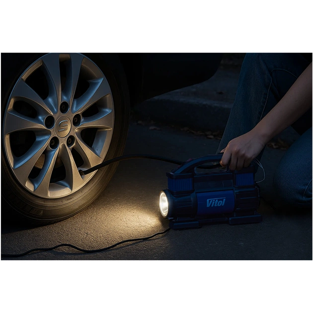 Автомобільний компресор VITOL K-70 150psi/25Amp /90л (K-70) - picture 6
