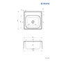 Мийка кухонна Deante Techno нерж.сталь (ZMU_3100) - зменшене зображення 4