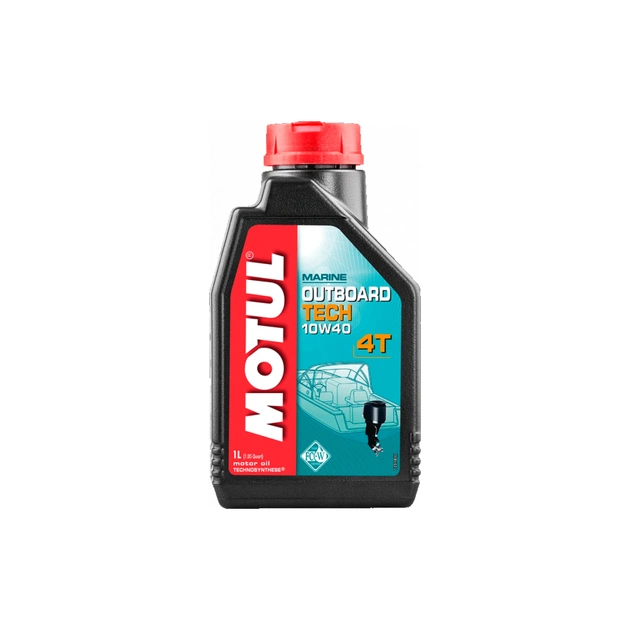 Моторна олива MOTUL 4T Outboard Tech 10W40 1л (852211) - изображение 1