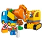 Конструктор LEGO Duplo Вантажівка та гусеничний екскаватор (10812) - зменшене зображення 2