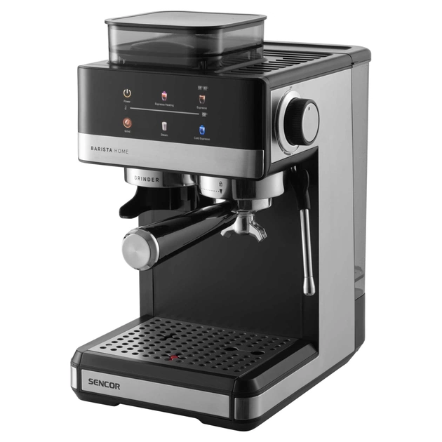 Рожковая кофеварка эспрессо Sencor SES5000SS - изображение 1