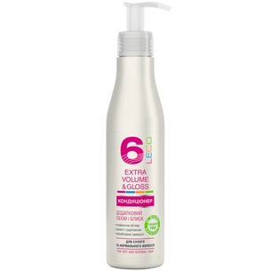 Кондиціонер для волосся Leco 6 Додатковий об'єм і блиск 250 мл (XL 60014) зображення 1