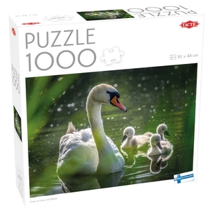 Пазл Tactic Лебідь на озері з малюками, 1000 елементів (59218) зображення 1