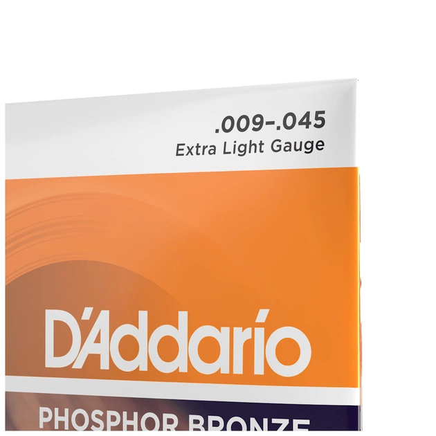 Струни для гітари D'Addario Phosphor Bronze 12-String Extra Light (09-45) (EJ41) - picture 4