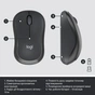 Комплект Logitech MK295 Silent UA Graphite (920-009800) - зменшене зображення 7