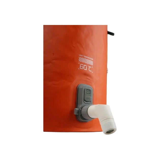 Душ портативний Flextail Tiny Shower Bucket із ємністю та насосом 20 л помаранчевий (TSB-700) - picture 5