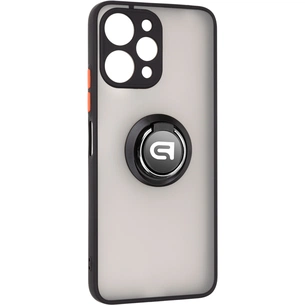 Чохол до мобільного телефона Armorstandart Frosted Matte Ring Xiaomi Redmi 12 4G Black (ARM68902) зображення 1