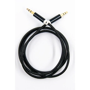 Кабель мультимедійний 3.5mm M to 3.5mm M 1.0m black Dengos (AUDIO-PLS-UG-BLACK) зображення 1