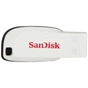 USB флеш накопичувач SanDisk 16GB Cruzer Blade White USB 2.0 (SDCZ50C-016G-B35W) - зменшене зображення 1