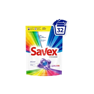 Капсули для прання Savex Premium Caps Color 32 шт. (3800024050275) зображення 1