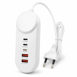 Зарядний пристрій XoKo 2xUSB QC 18W + 2xUSB-C PD35W (XK-QC-505) зображення 1