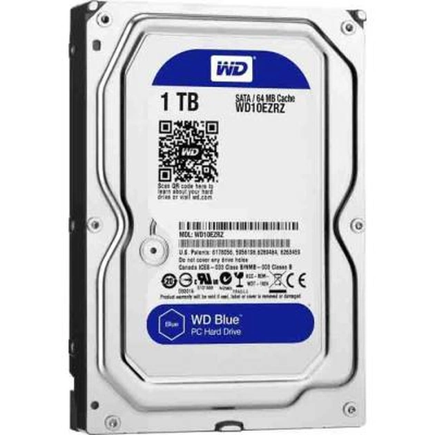 Жесткий диск 3.5" 1TB WD (WD10EZRZ) - изображение 1