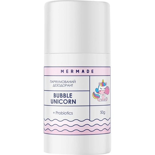 Дезодорант Mermade Bubble Unicorn Парфумований 50 г (4820241302765) - изображение 1