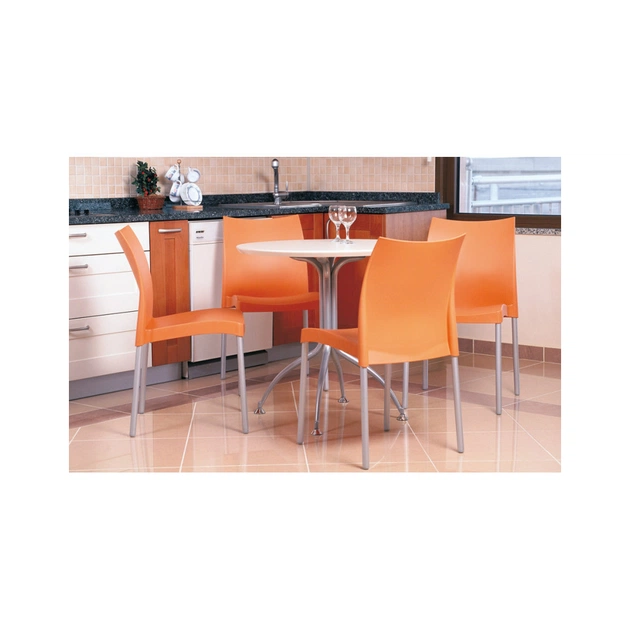 Кухонний стілець PAPATYA МАРВЕЛ-S, сидіння поліпропіленове червоне (3243) - picture 3