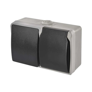 Розетка EMOS 16A 250V IP44 подвійна (A1396.2) изображение 1