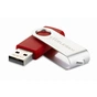 USB флеш накопичувач eXceleram 16GB P1 Series Silver/Red USB 2.0 (EXP1U2SIRE16) - зменшене зображення 2