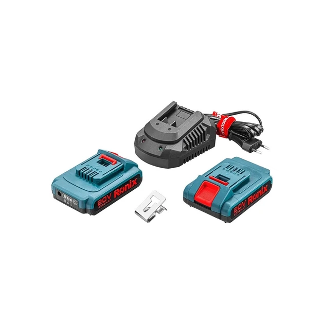 Шуруповерт Ronix ударный аккумуляторный 20В, 2Ah х 2 (8905K) - изображение 9