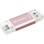 USB флеш накопичувач Transcend 128GB JetDrive Go 300 Rose Gold USB 3.1/Lightning (TS128GJDG300R) - зменшене зображення 2