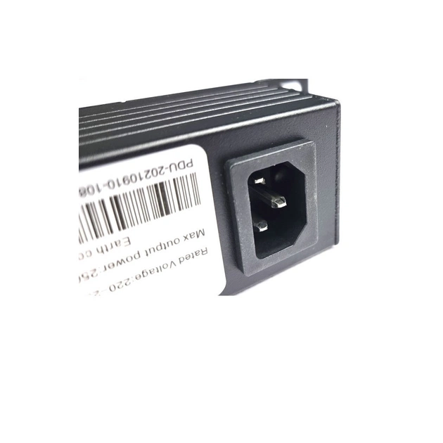 Силовий блок Eserver 19" 9 розеток, без вимикача., без кабеля, алюм. корпус, 16А (WT-2261A-GER-9WAY-WO) - picture 6