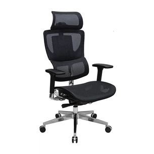 Офісне крісло Richman Ерготекс Алюм Synchro Сітка Чорне (R00000052539) зображення 1