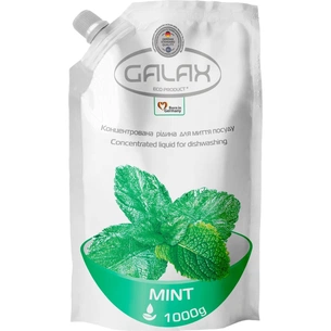 Засіб для ручного миття посуду Galax М'ята 1000 г (4260637727473) зображення 1