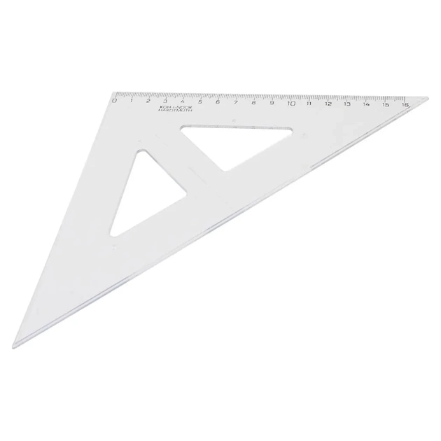 Лінійка Koh-i-Noor Трикутник 45/177, безкольоровий (744150) - изображение 3