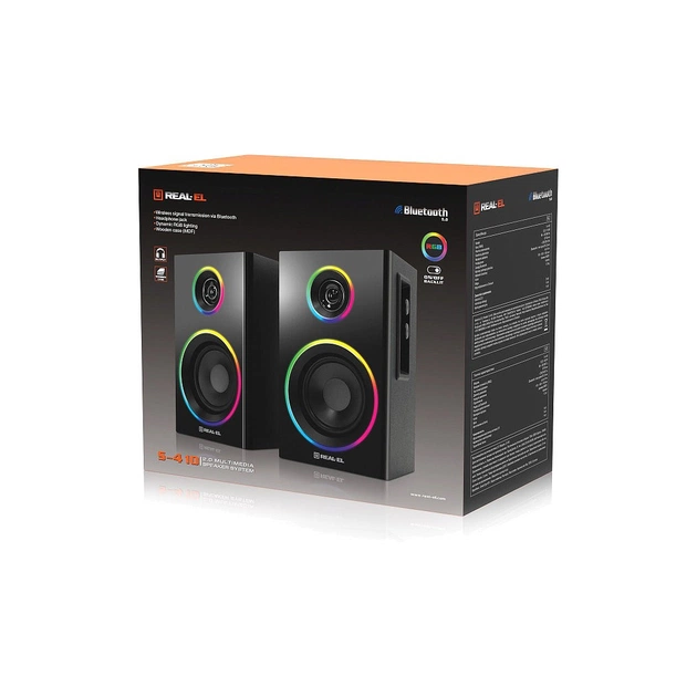 Акустична система REAL-EL S-410 Black (EL121200016) - picture 7