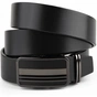 Ремінь Vintage Чоловічий з автоматичною пряжкою смужки Чорний (20292) - зменшене зображення 1