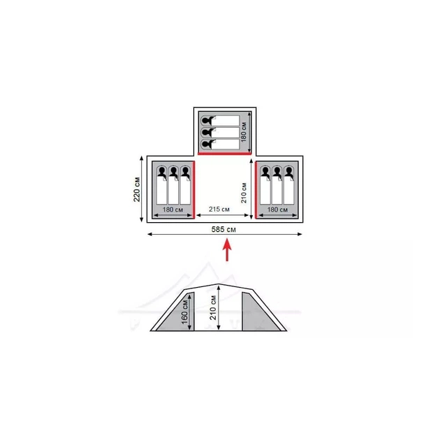 Намет Tramp Brest 9 v2 (UTRT-084) - picture 3