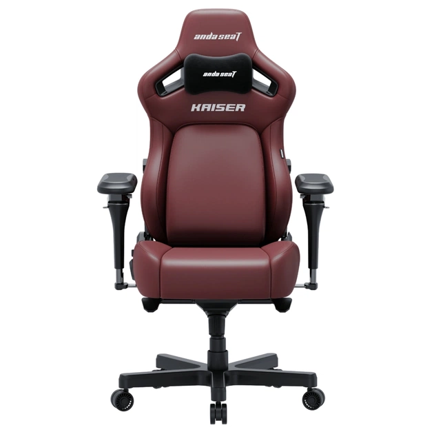 Крісло ігрове Anda Seat Kaiser 4 V2 PVC Size XL Maroon (AD12YDDC-XLL-20-A-PV/C-03) - picture 1