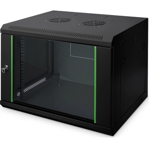 Шафа настінна Digitus Wall Mounting Dynamic Basic 19" 7U 600x600, RAL 9005 (DN-1907U-6/6-EC-SW) изображение 1