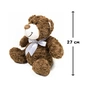 М'яка іграшка Grand Ведмідь коричневий, з бантом 27 см (2502GMT) - зменшене зображення 3