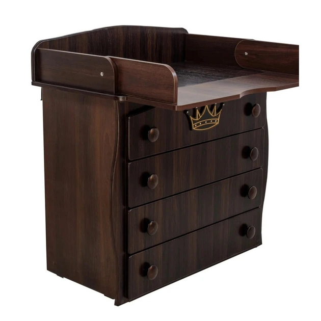 Комод-пеленатор Angelo Корона (горіх) 90х51х90 (19008) - picture 5