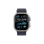 Смарт-годинник Apple Watch Ultra 2 2024 GPS + Cellular 49mm Natural Titanium Case with Navy Ocean Band (MX4D3UL/A) - зменшене зображення 2