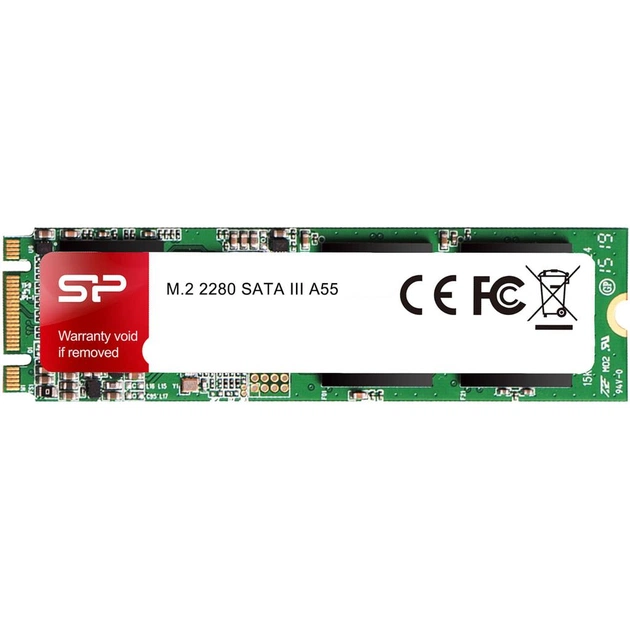 Накопичувач SSD M.2 2280 128GB Silicon Power (SP128GBSS3A55M28) - изображение 1