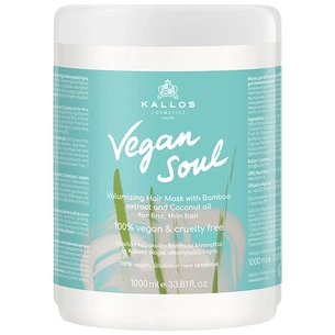 Маска для волосся Kallos Cosmetics Vegan Soul для об'єму волосся 1000 мл (5998889516819) зображення 1