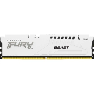 Модуль пам'яті для комп'ютера DDR5 16GB 6400 MHz Beast White EXPO Kingston Fury (ex.HyperX) (KF564C32BWE-16) зображення 1
