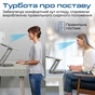Підставка для ноутбука Promate DeskMate-6 Grey - зменшене зображення 7