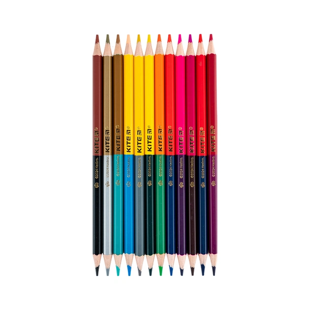 Олівці кольорові Kite My Little Pony двосторонні, 12 кольорів (LP24-054) - picture 3