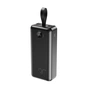Батарея універсальна XO 30000mAh, PD/20W, QC/22.5W, with light, black (PR240_Black) - зменшене зображення 1