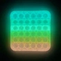 Антистрес Sibelly антистрес Pop It Square Glow in Dark (SB-PPIT-SQL-GD) - уменьшенное изображение 6