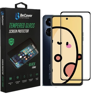 Скло захисне BeCover Tecno Camon 19 Neo (CH6i) Black (708168) зображення 1