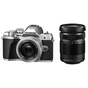 Цифровий фотоапарат Olympus E-M10 mark III Pancake Double Zoom 14-42 + 40-150 Kit S/S/B (V207074SE000) - зменшене зображення 1
