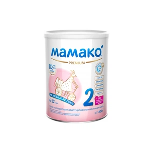 Дитяча суміш MAMAKO 2 Premium на козячому молоці 6-12 міс. 400 г (4670017090453) зображення 1
