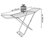 Сушарка для білизни Casa Si Kolibri 18m White Підлогова (CS42191C06D) (DAS302860) - зменшене зображення 2